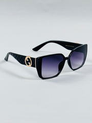 Gucci - 9082 – 63 – Black Gradient – Acetate – Sunglasses – Ladies