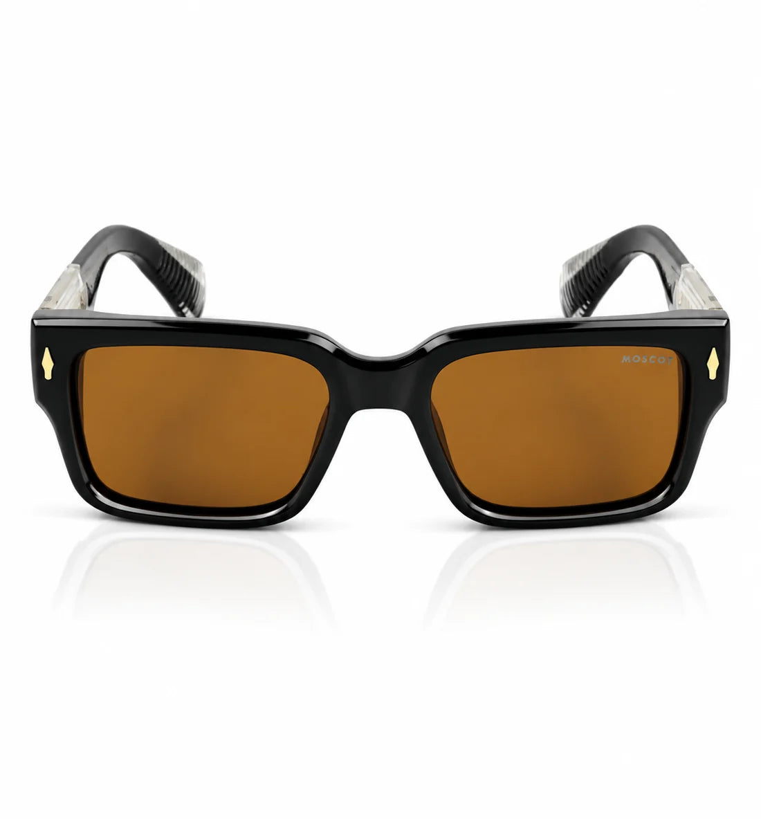 Moscot – 1605 – 56 - Black Brown – Acetate – Sunglasses - Unisex