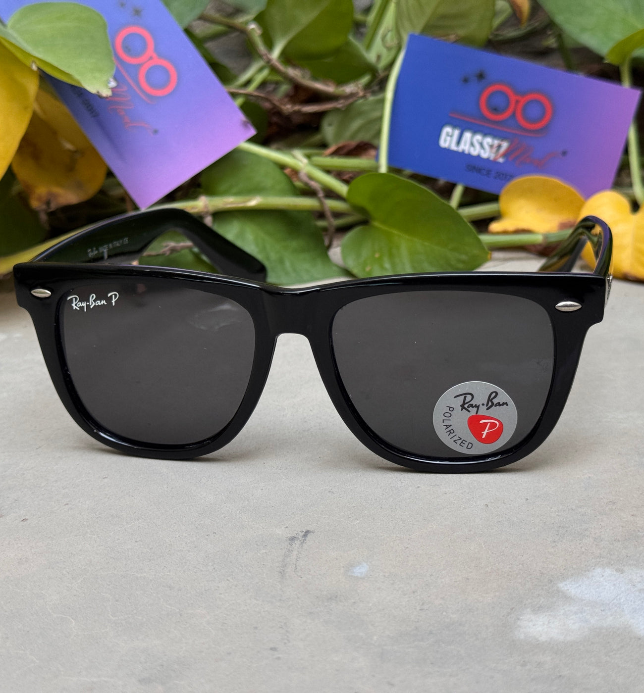 RayBan – 2140 – 60 – Black –  Acetate- Sunglasses – Unisex