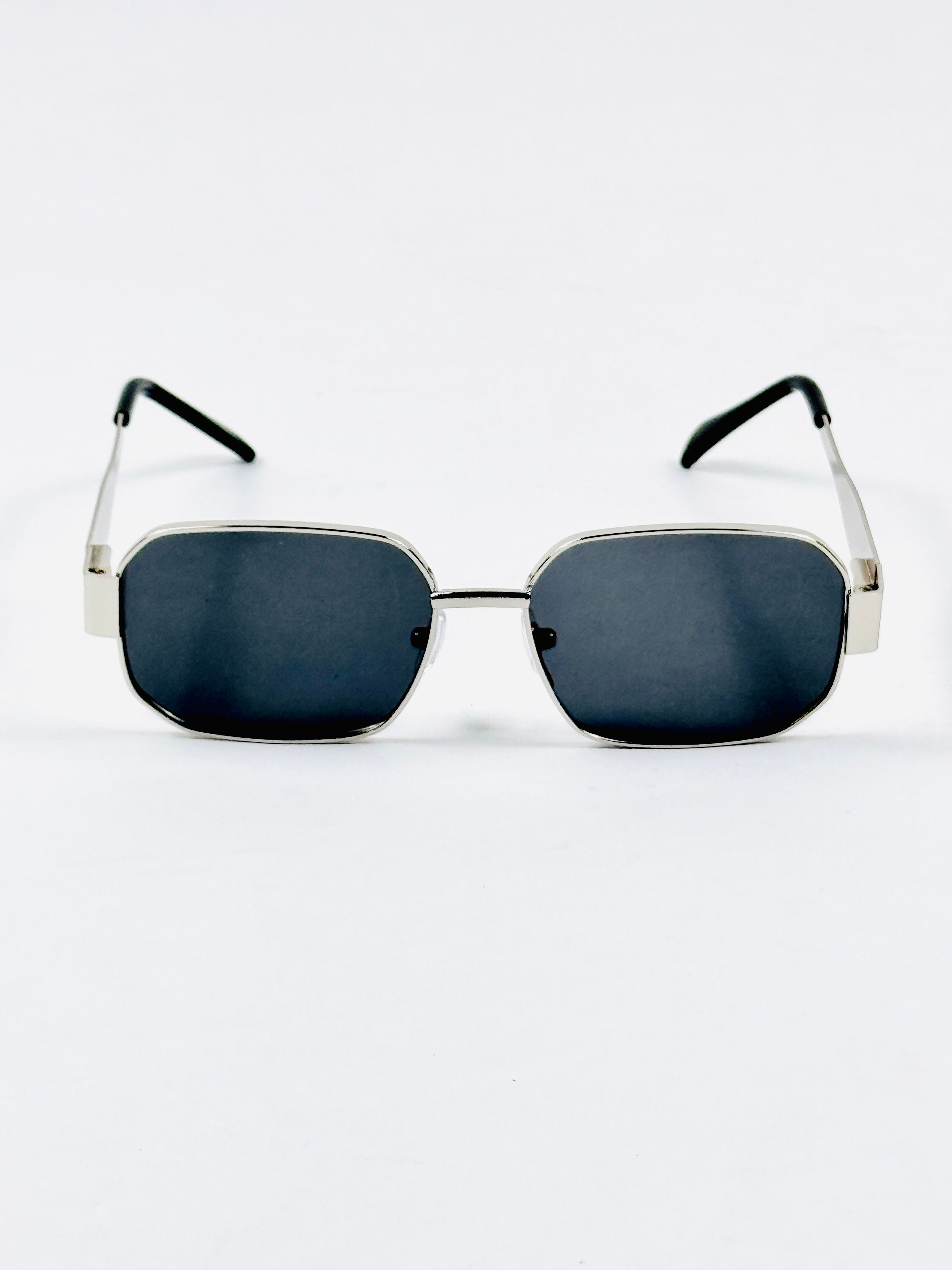 Celine – Triomphe - 55 – Silver Black – Metal – Sunglasses - Unisex