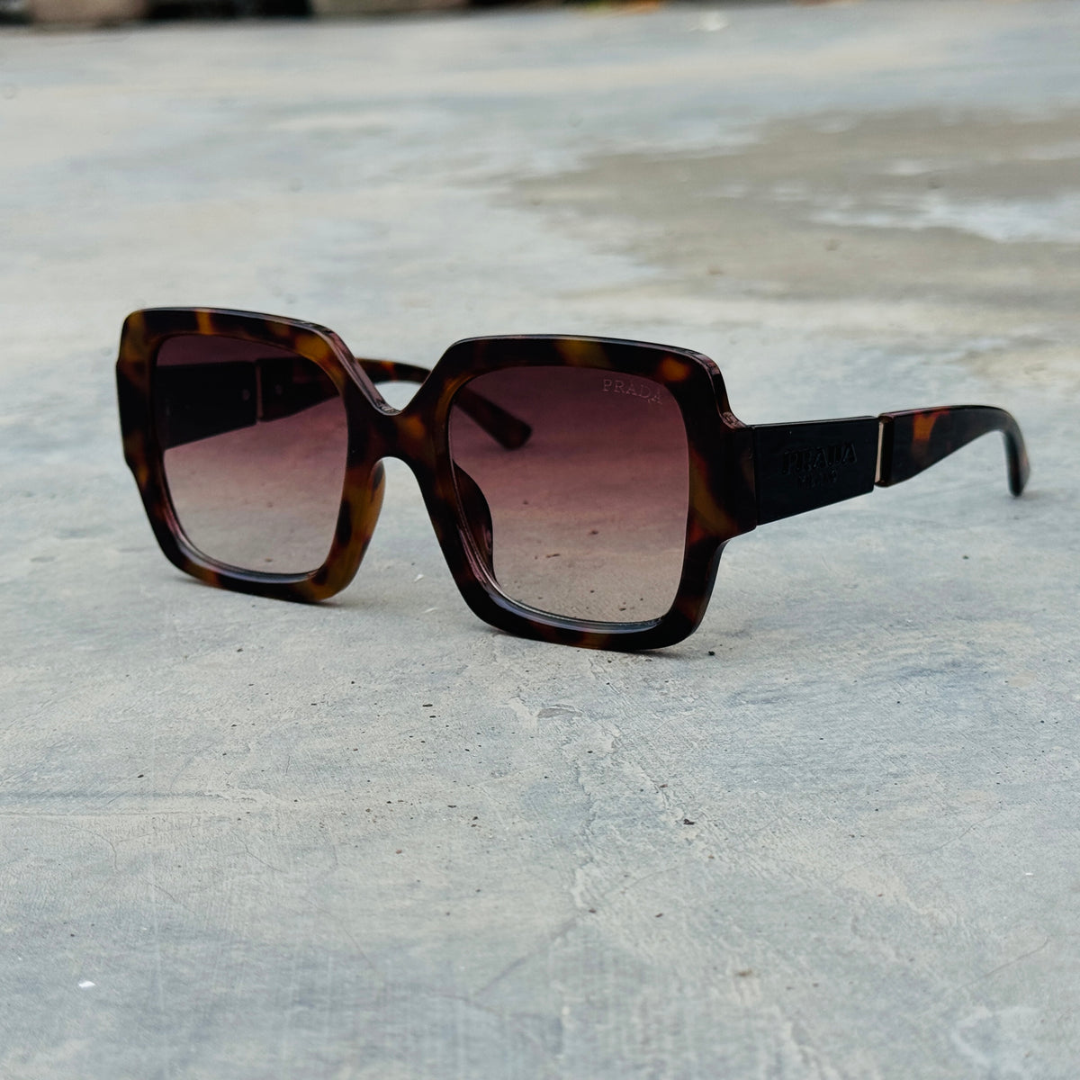 Prada – PR21ws – 60 – Tortoise – Acetate – Sunglasses – Ladies