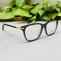 Mont Blanc – 2750 – 55 – Black –  Acetate - Optics – Unisex - Premium