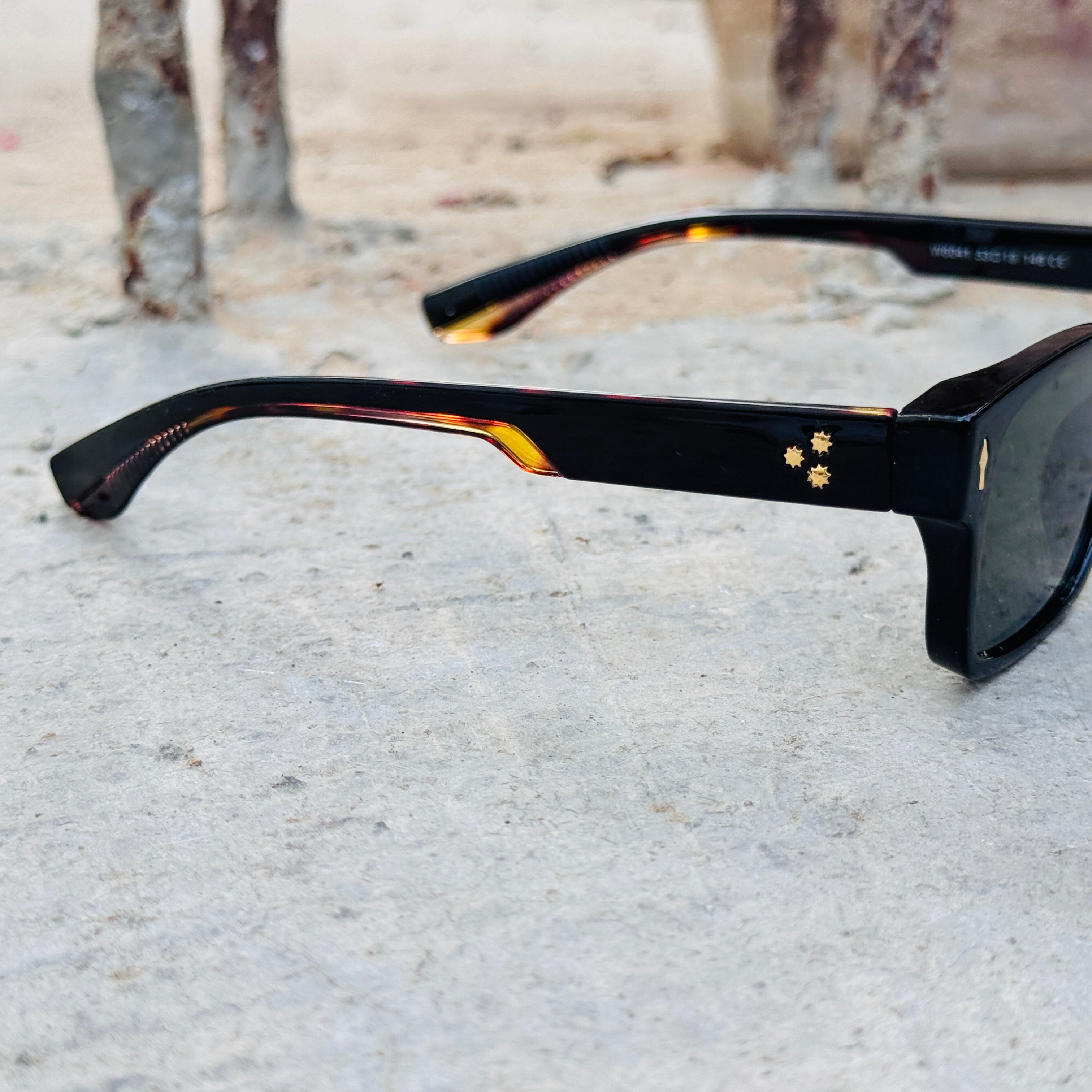 Moscot – 6041 – 53 - Black Green – Acetate  – Sunglasses - Unisex