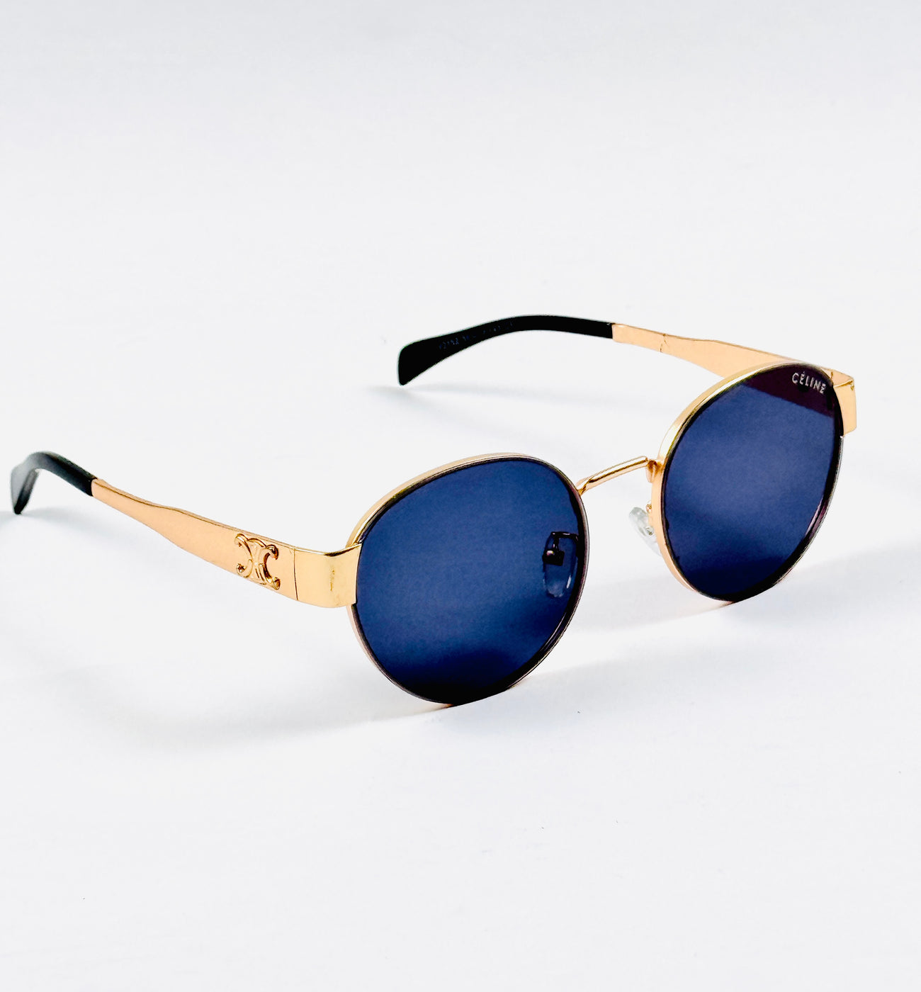 Celine – 2124 - 58 – Golden Black – Metal – Sunglasses - Unisex