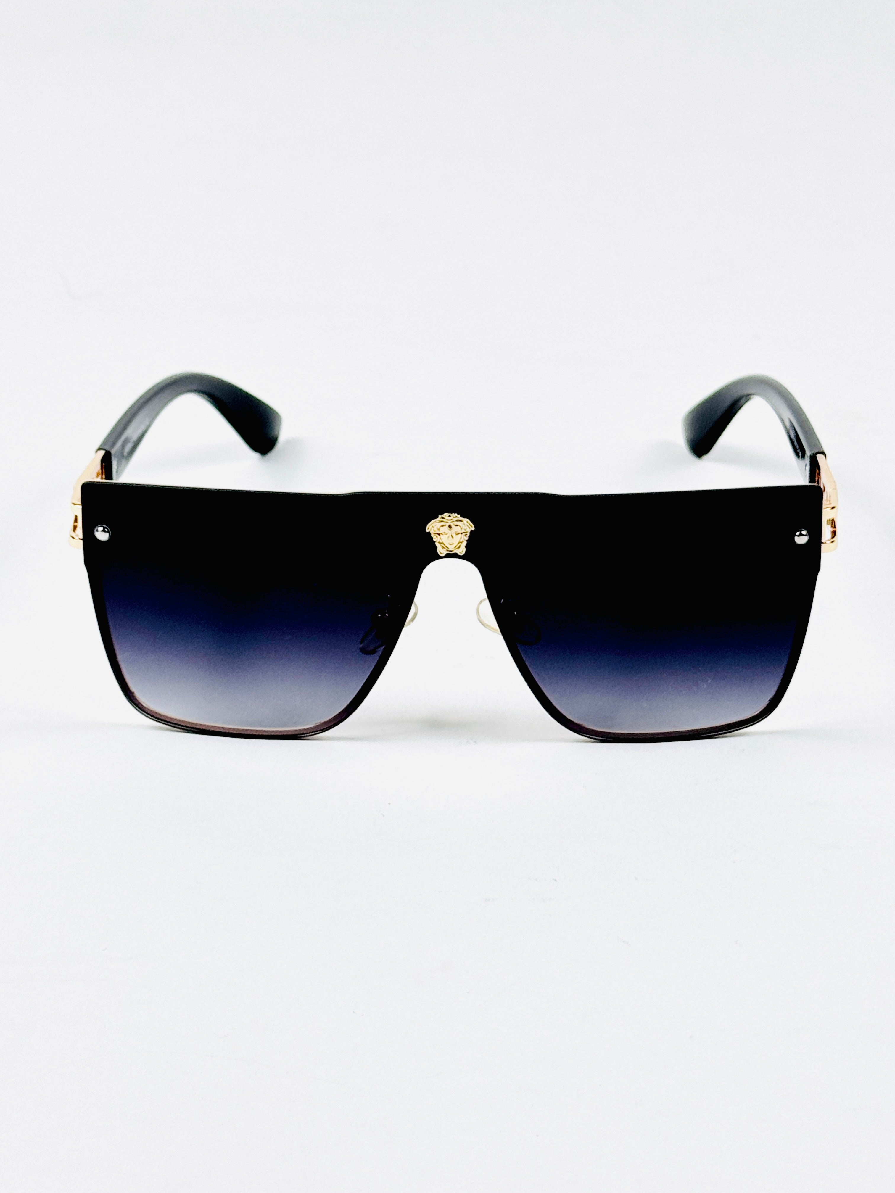 Versace – 22372 – 58 – Golden Black Gradient – Metal – Sunglasses – Unisex