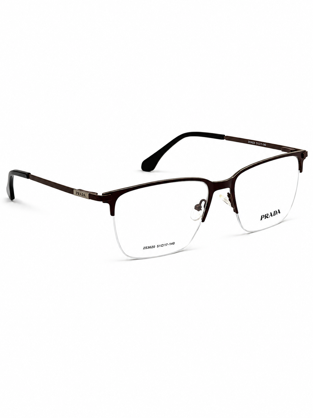 Prada – 253620 – 51 - Brown – Metal – Optics - Unisex