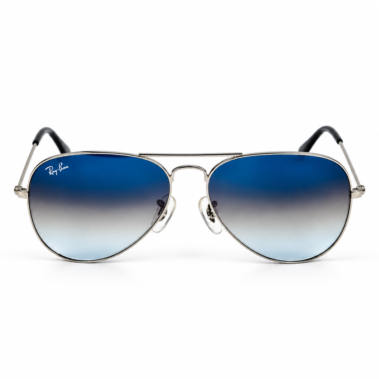 Rayban – 3026 – 59 – Silver Blue Gradient – Metal – Sunglasses – Unisex - Premium