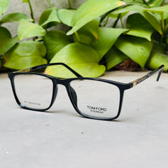 Tom Ford – A01 – 52 – Black –  Acetate - Optics – Unisex