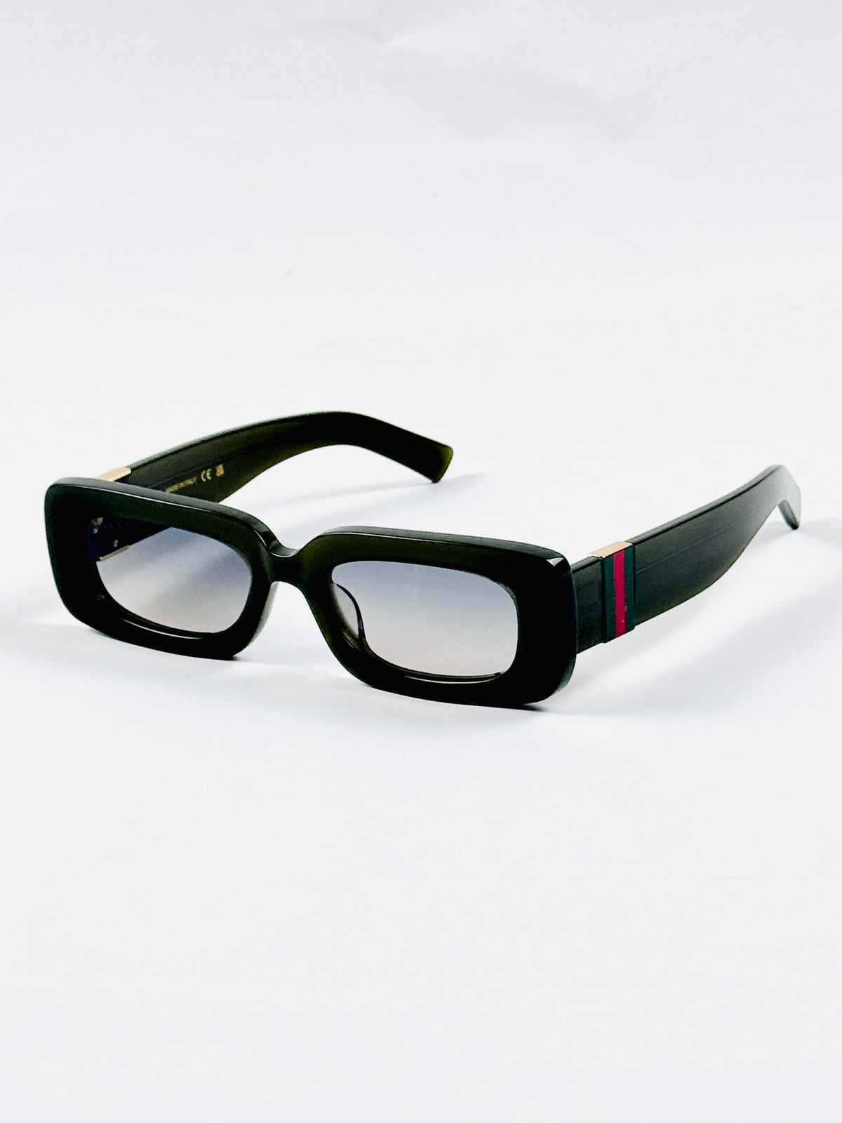Gucci - 1668 - 51 - Transparent Green - Acetate - Rectangle - Sunglasses - Premium