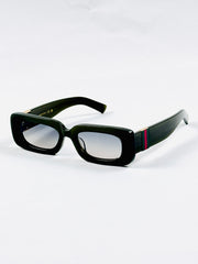 Gucci - 1668 - 51 - Transparent Green - Acetate - Rectangle - Sunglasses - Premium