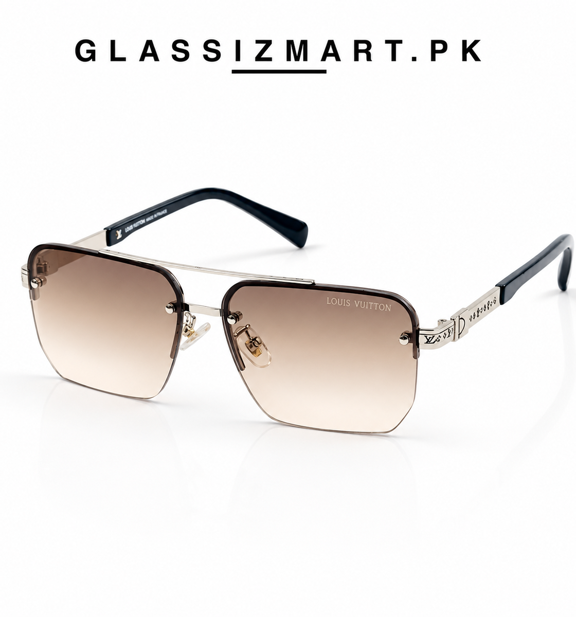 Louis Vuitton – Z108 - 58 – Silver Multi – Metal – Sunglasses
