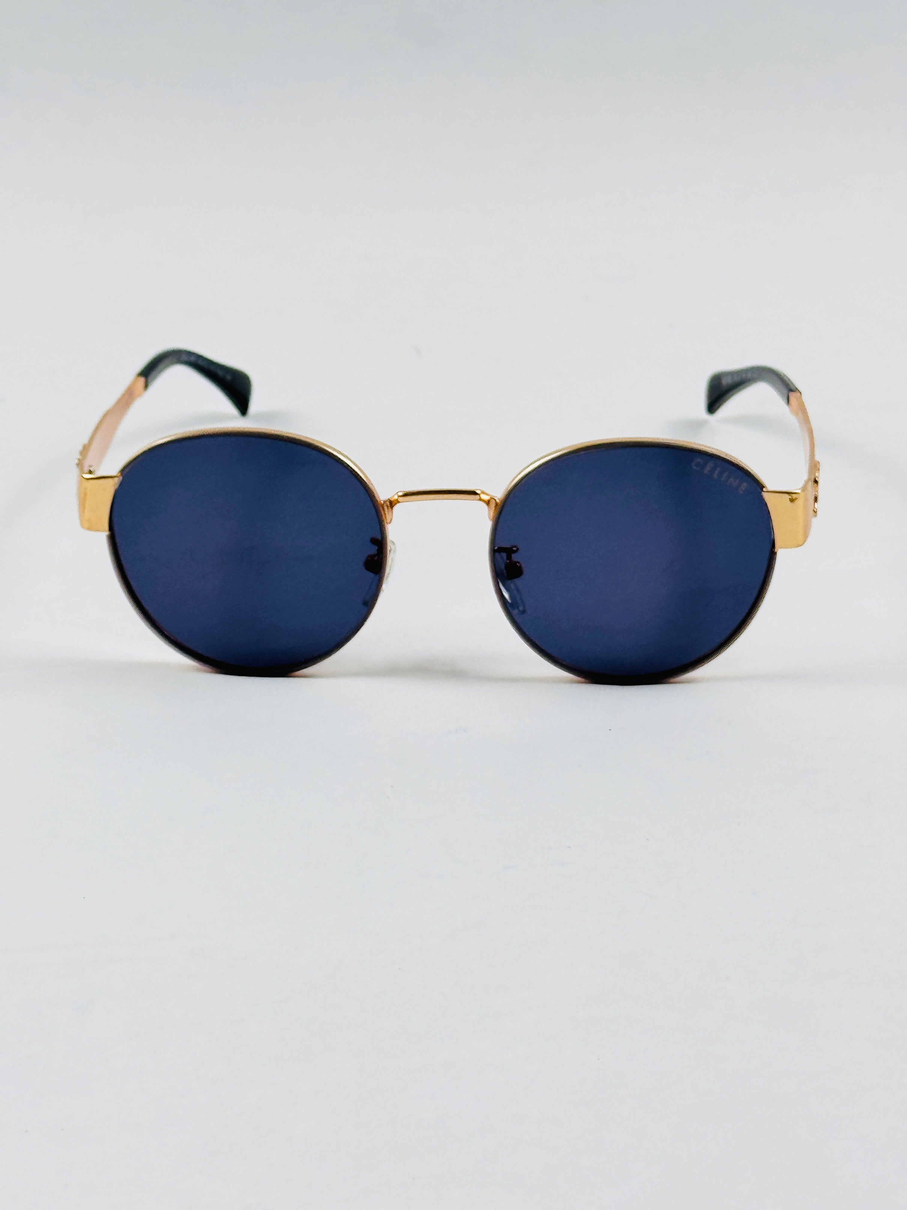 Celine – 2124 - 58 – Golden Black – Metal – Sunglasses - Unisex