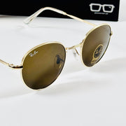 Rayban – 3772 – 50 – Golden Brown – Metal – Sunglasses – Unisex