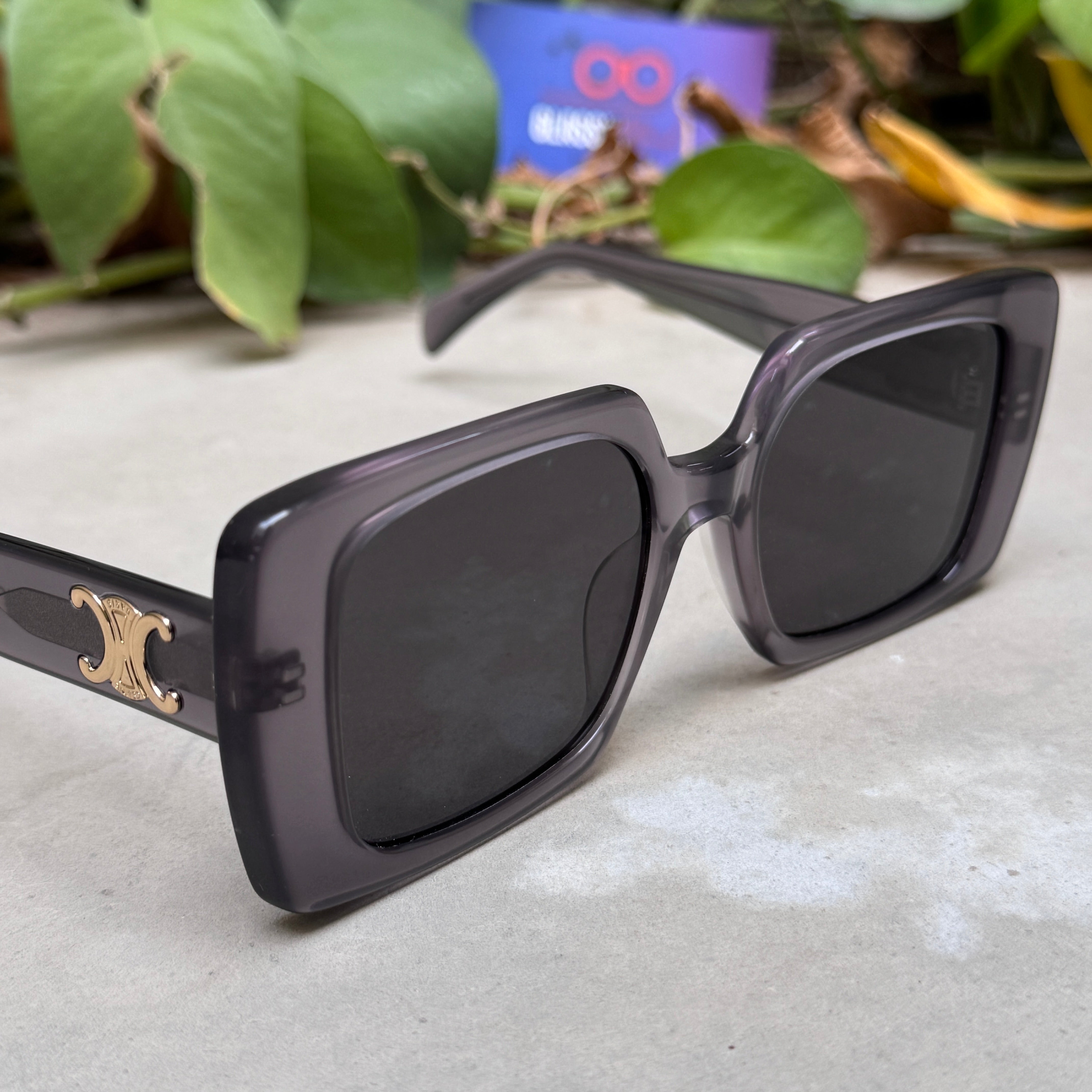 Celine – 50121 - 51 – Grey – Acetate - Sunglasses – Ladies - Premium