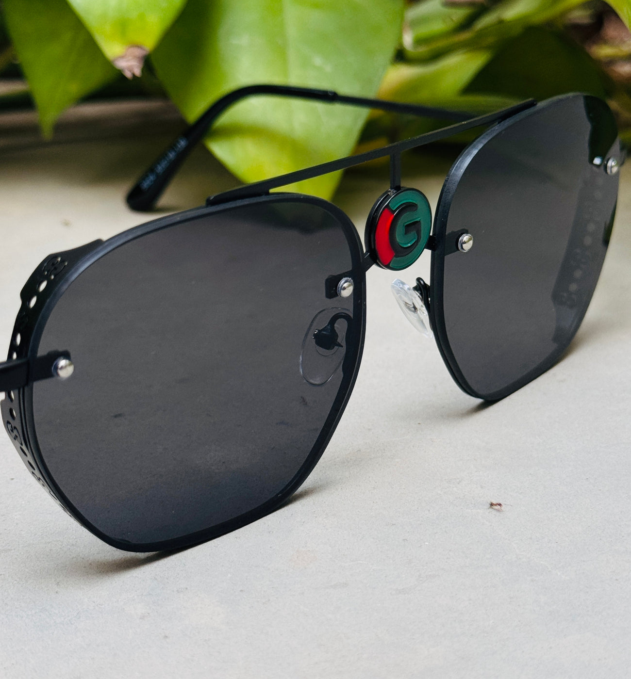 Gucci – 5024 – 53 – Black – Metal – Sunglasses – Unisex