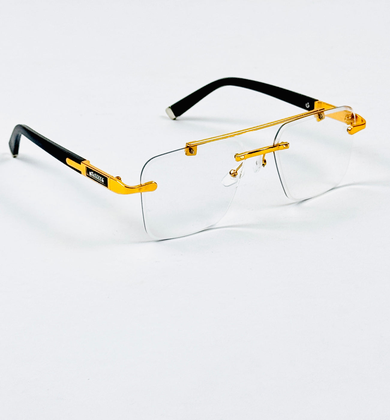 Rimless – 2344 – 53 – Golden –  Metal - Optics – Unisex (Transition)