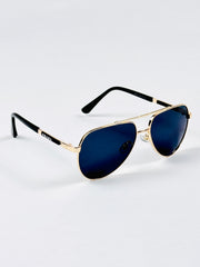 Prada – PR112 - 59 – Golden Black – Metal – Sunglasses