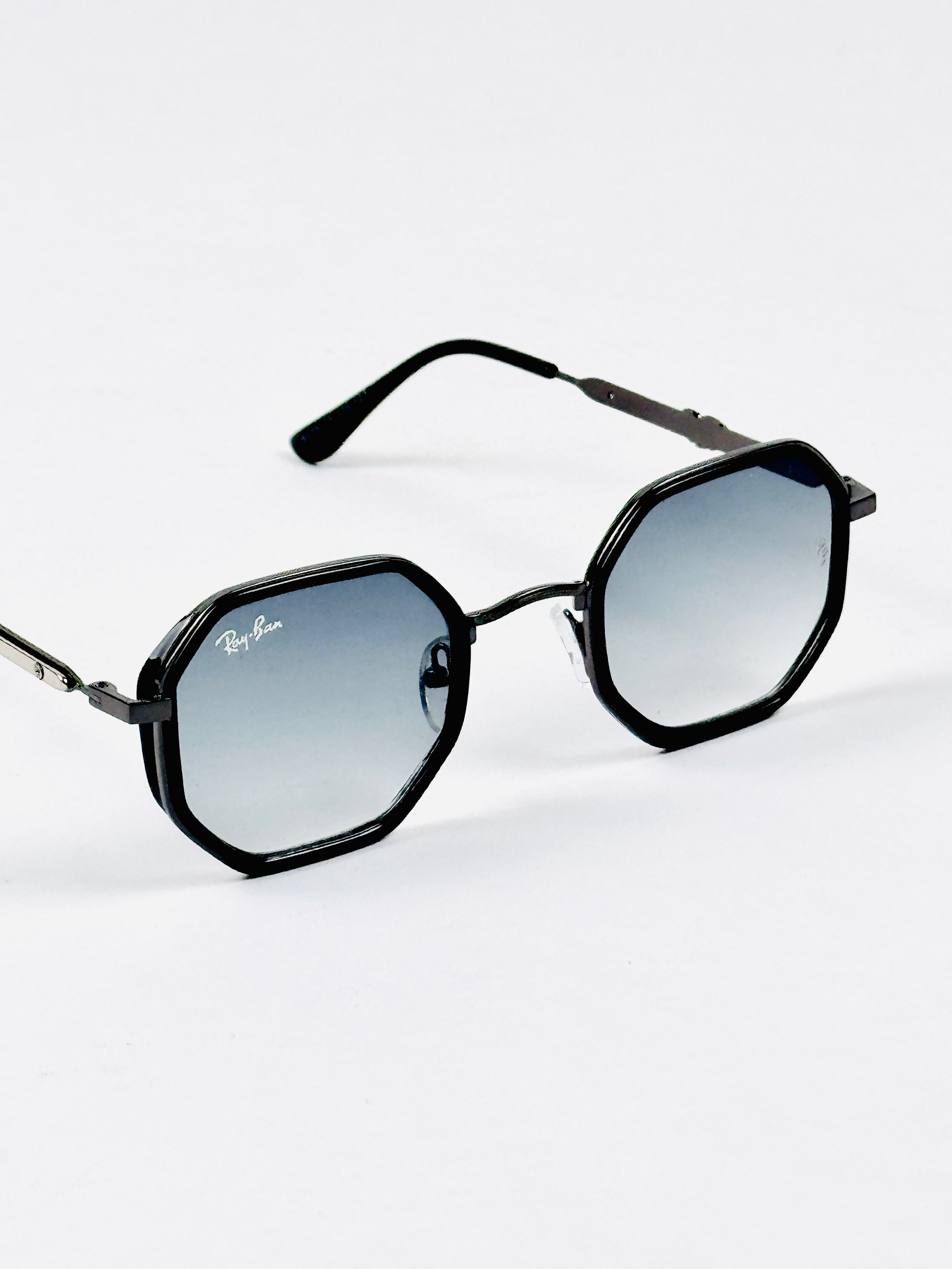 Rayban – 8075 – 55 – Green Gradient – Metal – Sunglasses – Unisex