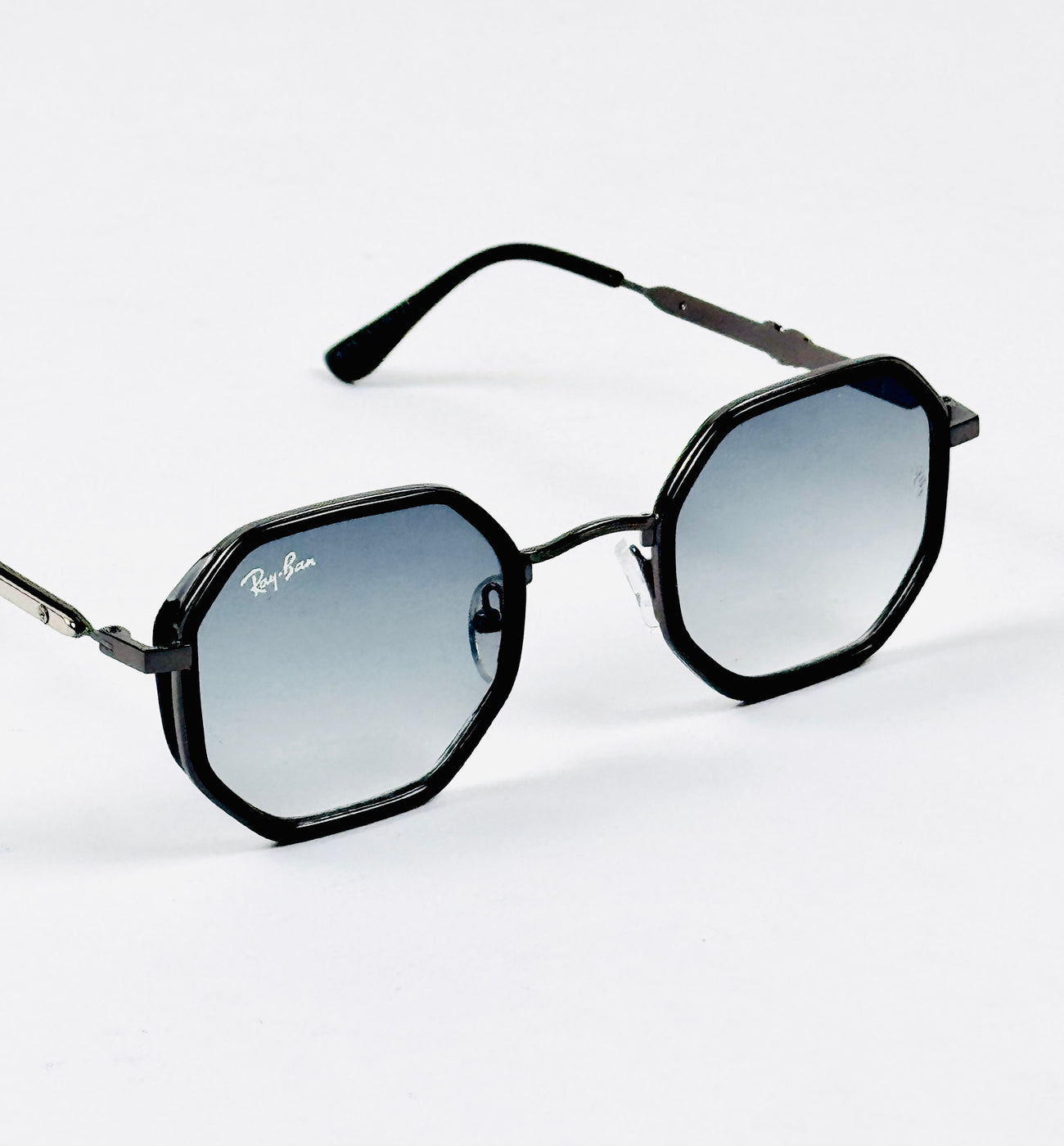 Rayban – 8075 – 55 – Green Gradient – Metal – Sunglasses – Unisex