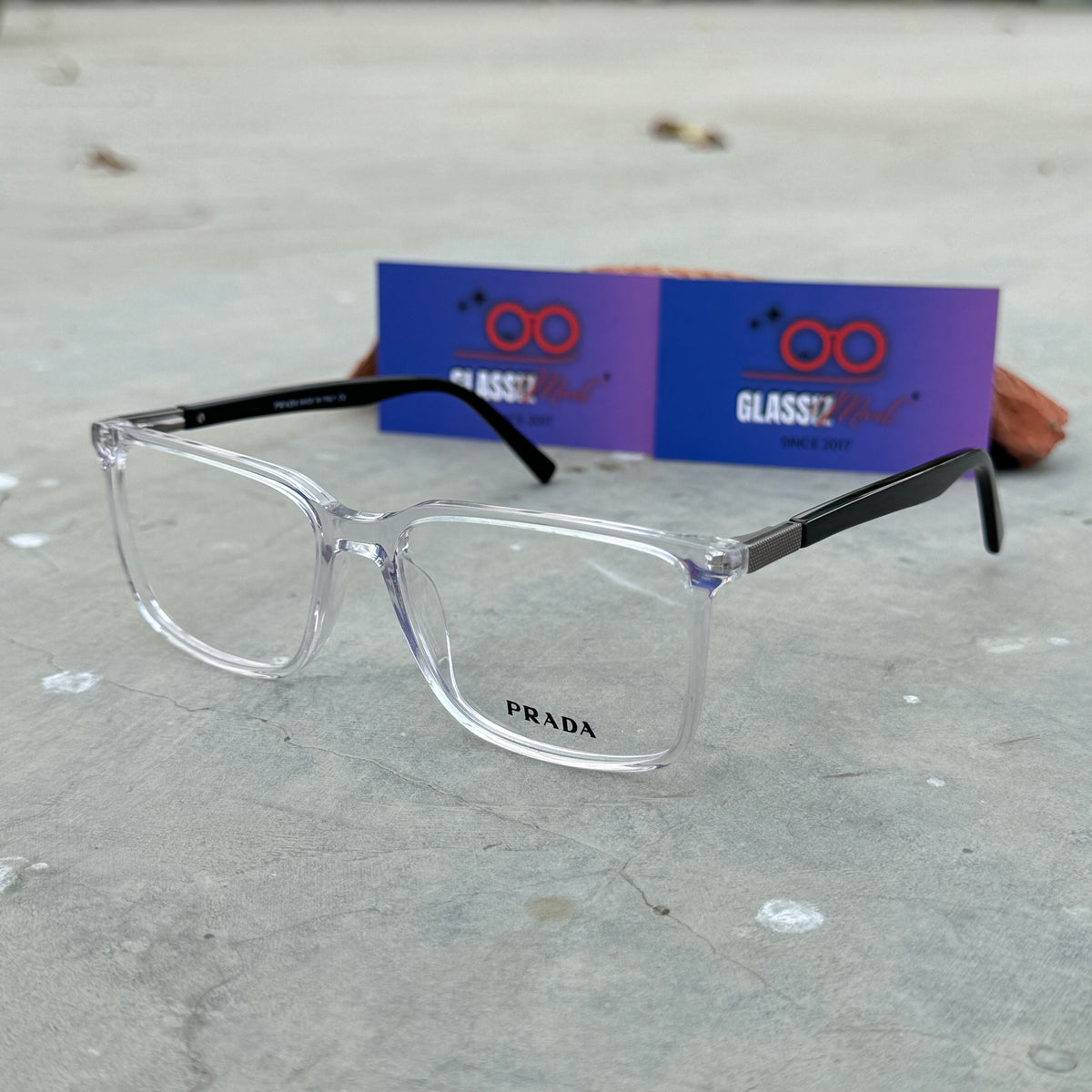 Prada – 1334 – 54 – Transparent –  Acetate - Optics – Unisex - Premium