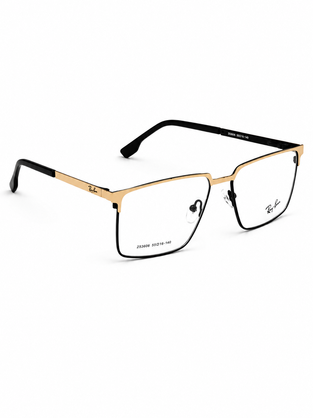 Rayban – 23506 – 55 - Golden Black – Metal – Optics - Unisex