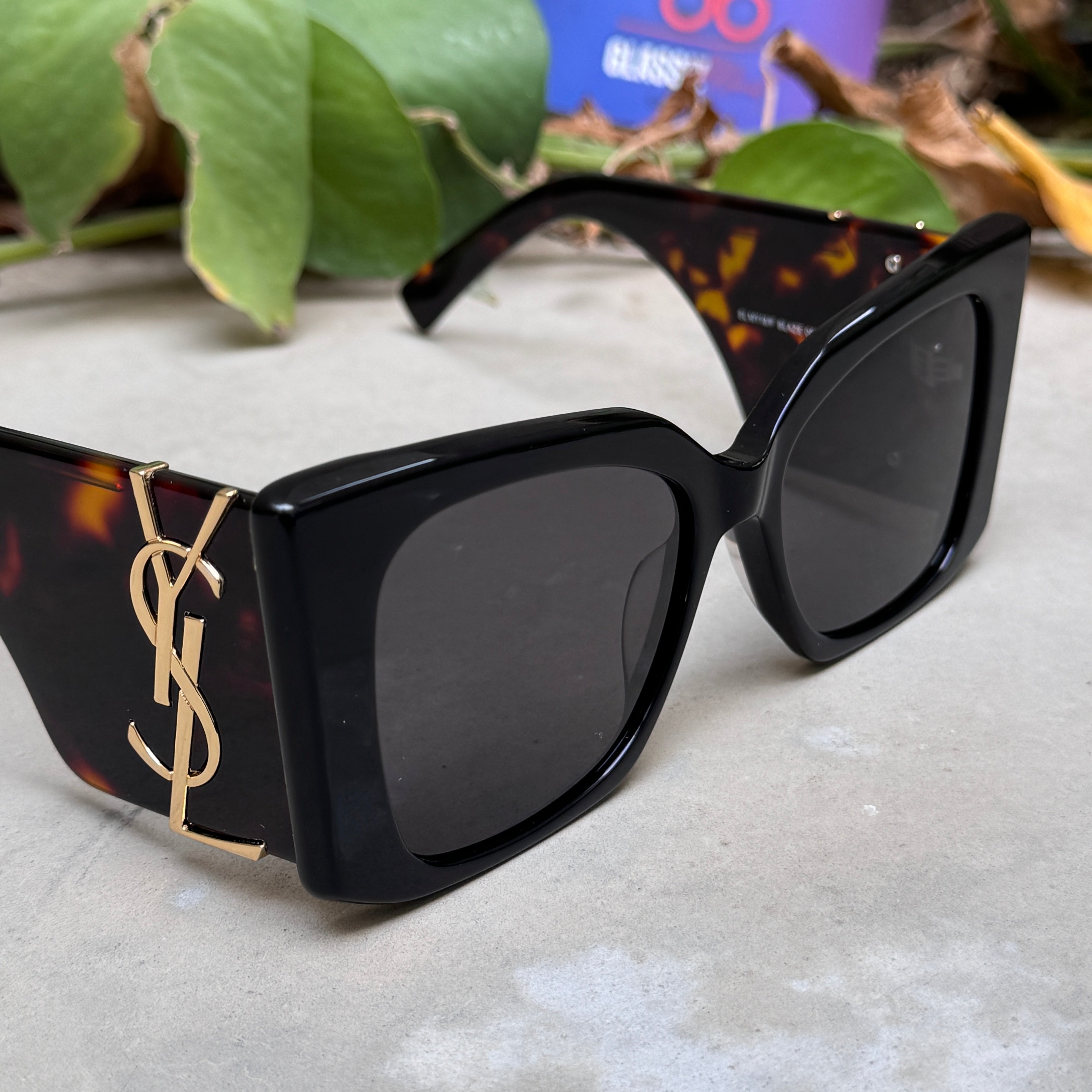 YSL – Blaze - 54 – Tortoise Black – Acetate - Sunglasses – Ladies - Premium