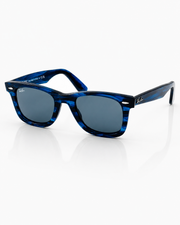 RayBan – 2140 – 50 – Blue Textured –  Acetate- Sunglasses – Unisex - Premium