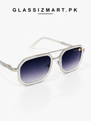 Lacoste’s – 9005 – 58 – Silver Gradient – Metal – Sunglasses – Unisex