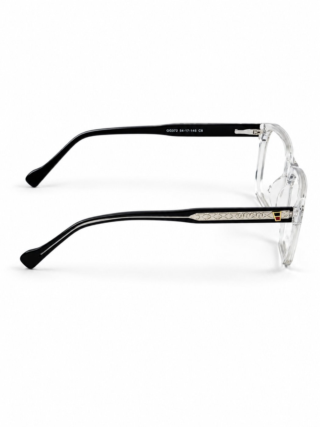 Gucci – 5012 - 54 – Transparent Black - Acetate - Optics – Unisex - Premium
