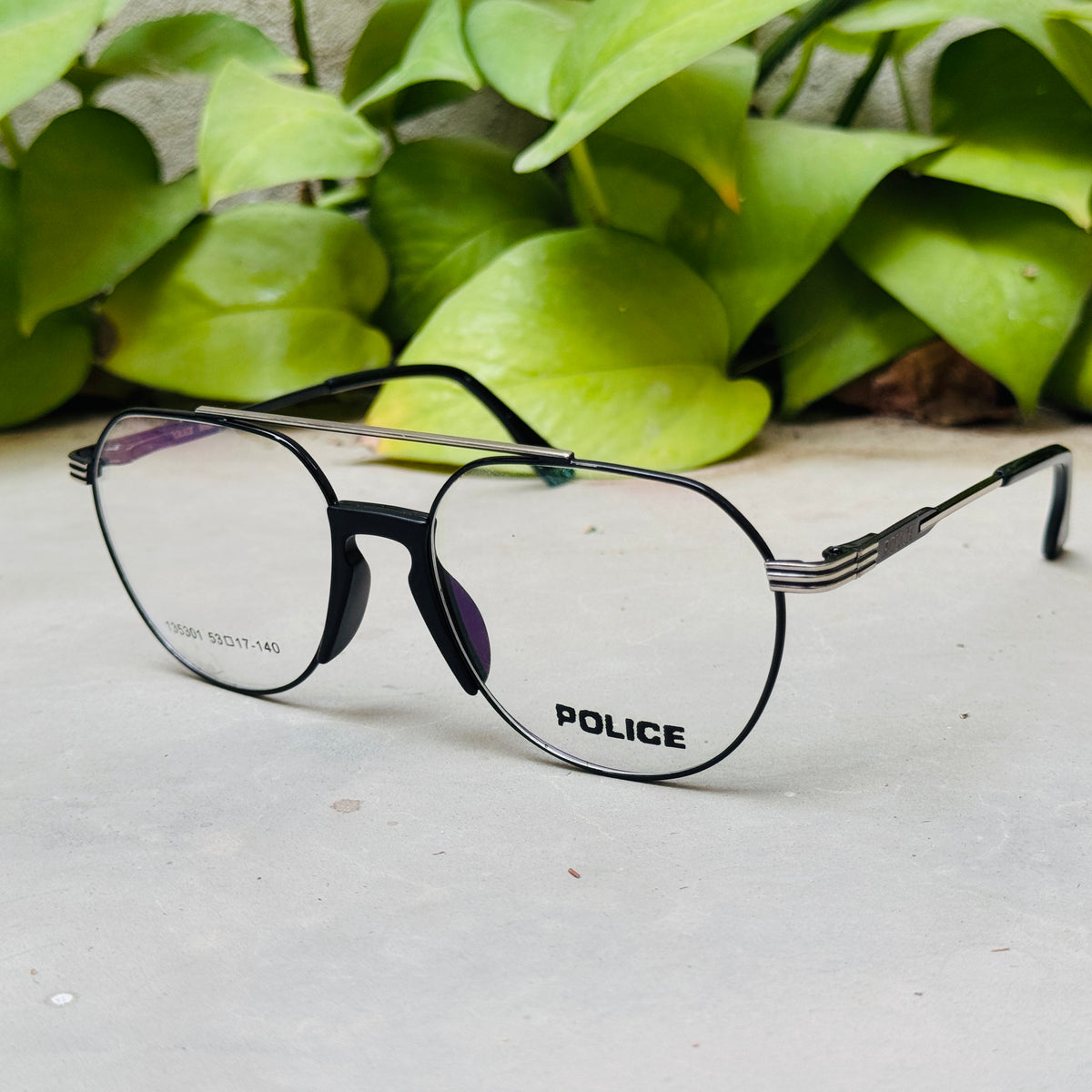 Police – 135301 – 53 – Silver Black –  Metal - Optics – Unisex