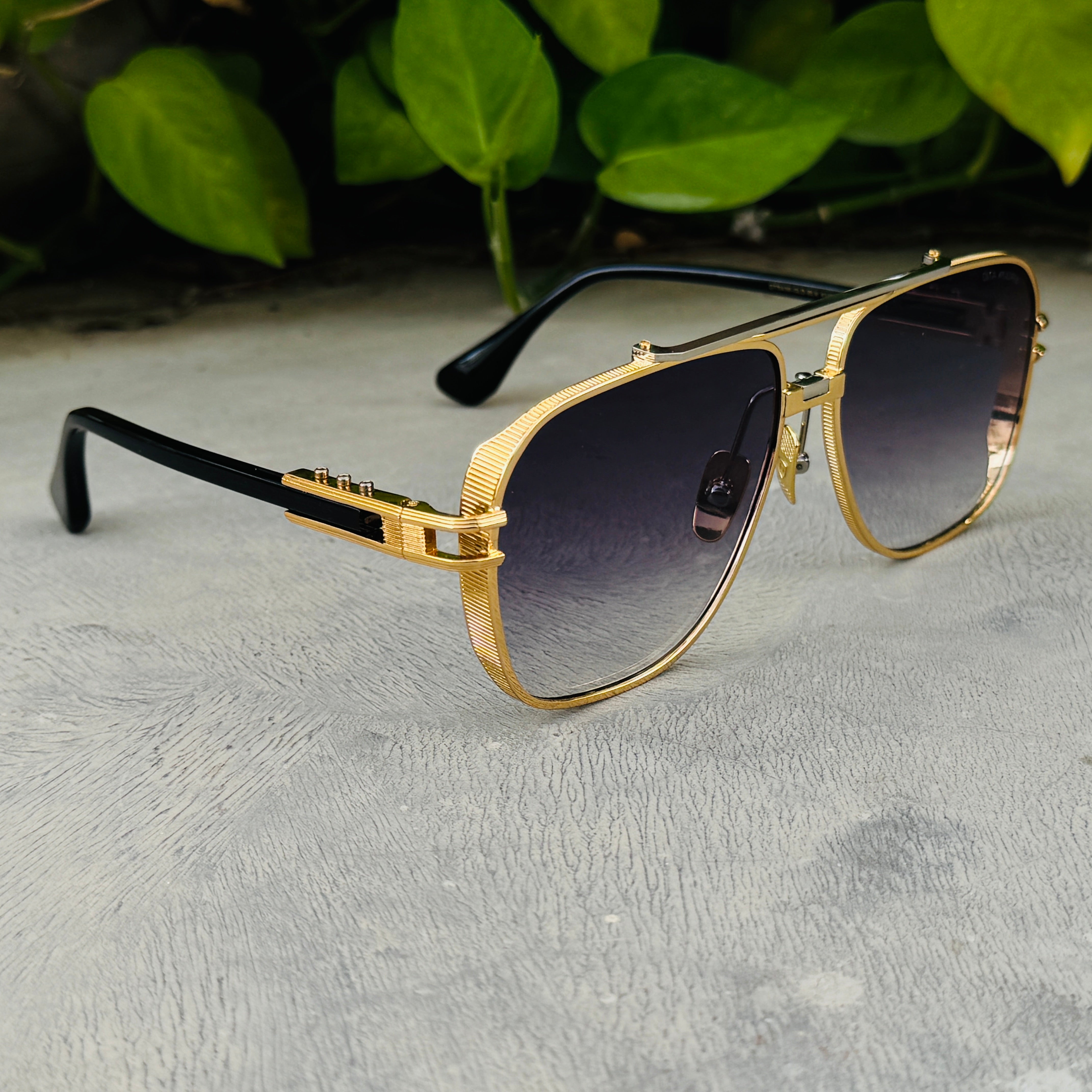 Dita – 436 - 61 – Golden Black – Metal - Sunglasses – Unisex - Premium