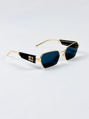 Miu Miu – SMU63w - 56 – Golden Black – Metal - Sunglasses – Ladies - Premium