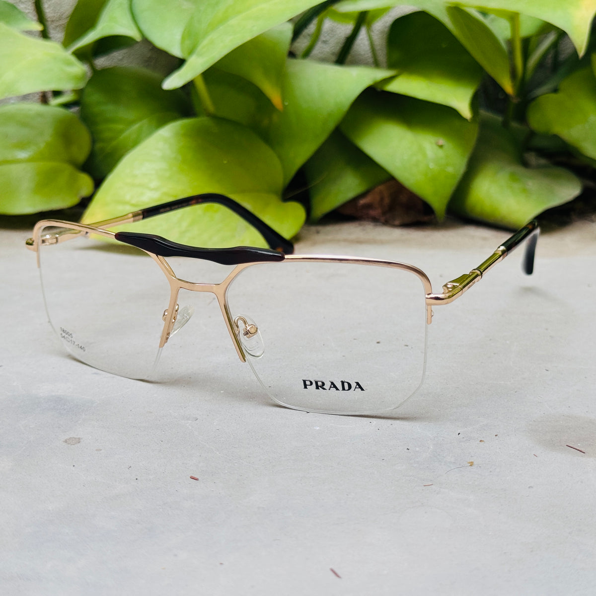 Prada – 18005 – 54 – Golden –  Metal - Optics – Unisex