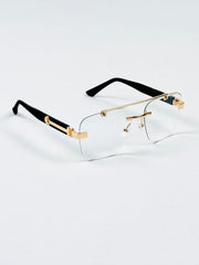 Rimless – 2341 – 53 – Golden –  Metal - Optics – Unisex (Transition)