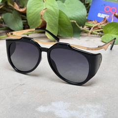 YSL – M137 - 55 – Golden Black Gradient – Metal - Acetate - Sunglasses – Ladies - Premium