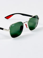RayBan – 3794 – 54 – Silver Green –  Metal - Sunglasses – Unisex - Premium