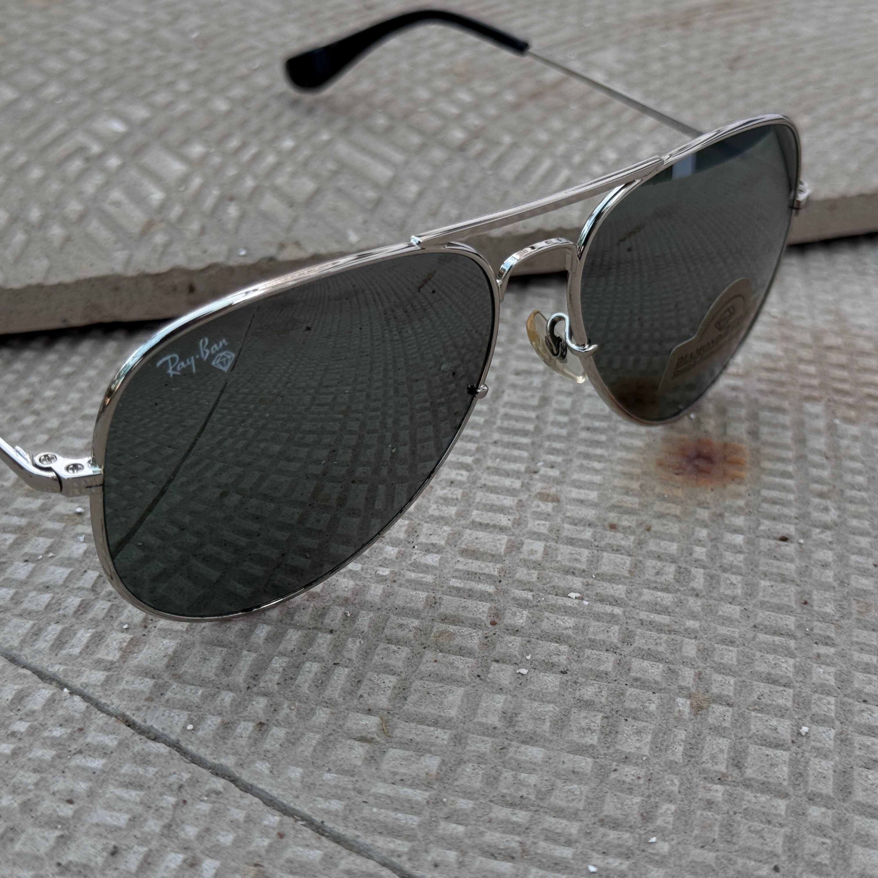Rayban – 3035 – 62 – Silver Grey – Metal – Sunglasses – Unisex - Premium