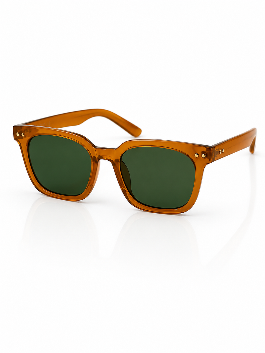 Sojos – 2173 - 55 – Mustard Green – Acetate - Sunglasses – Ladies