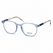 Gucci – 521006 - 50 – Transparent Blue - Acetate - Optics – Unisex -
