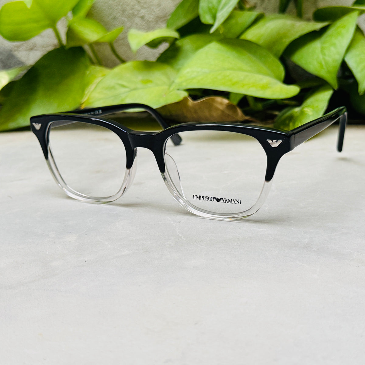 Emporio Armani – 3240 – 52 – Black Transparent –  Acetate - Optics – Unisex - Premium