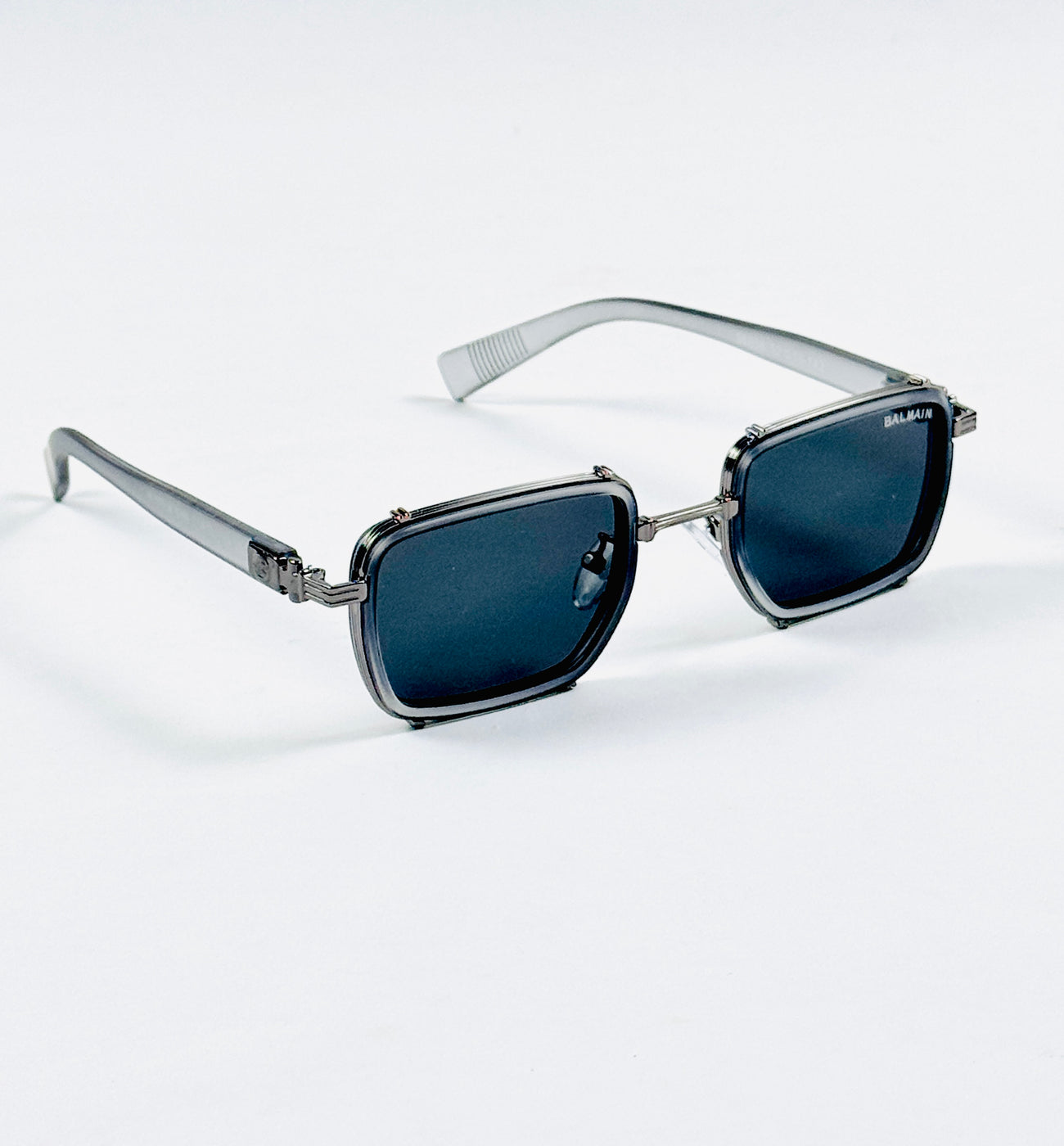 Balmain – 98038 - 52 - Grey Black – Metal – Sunglasses - Unisex
