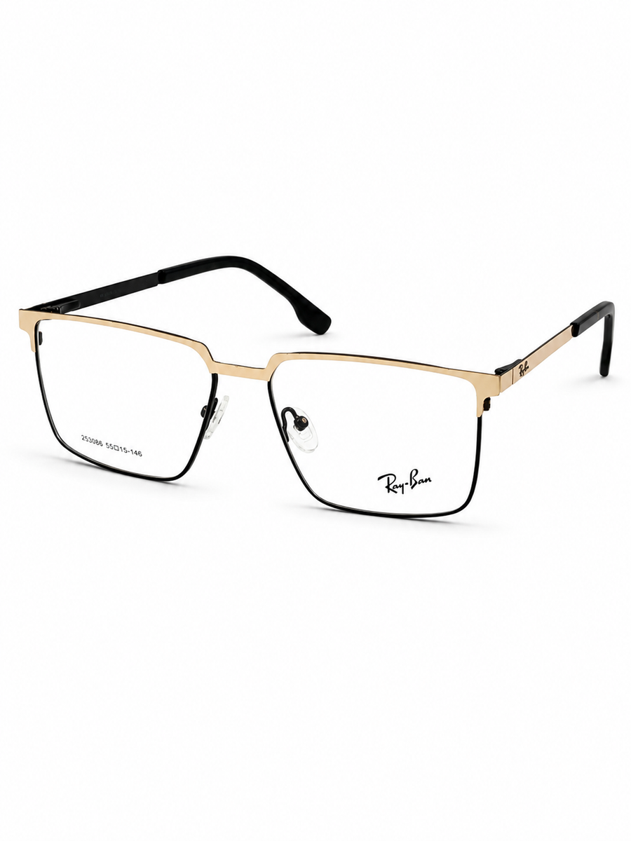 Rayban – 23506 – 55 - Golden Black – Metal – Optics - Unisex