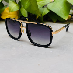 Dita – 2030 - 60 –  Golden Black Gradient - Metal - Sunglasses – Unisex - Premium