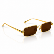 Cartier – 0473 - 54 – Golden Brown - Metal - Sunglasses – Unisex - Premium