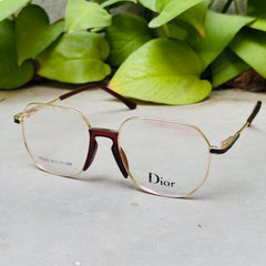Dior – 135302 – 54 – Golden Brown –  Metal - Optics – Unisex