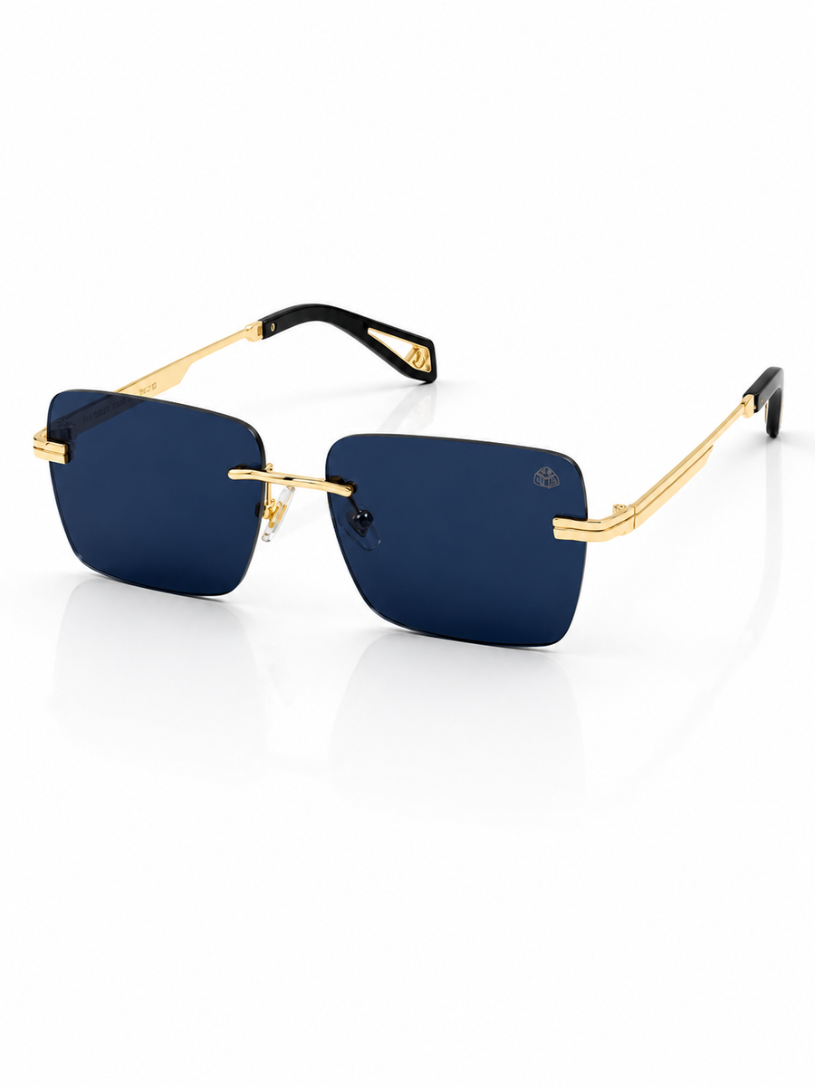 Maybach - 2202 – 60 – Golden Black - Rimless - Sunglasses – Unisex