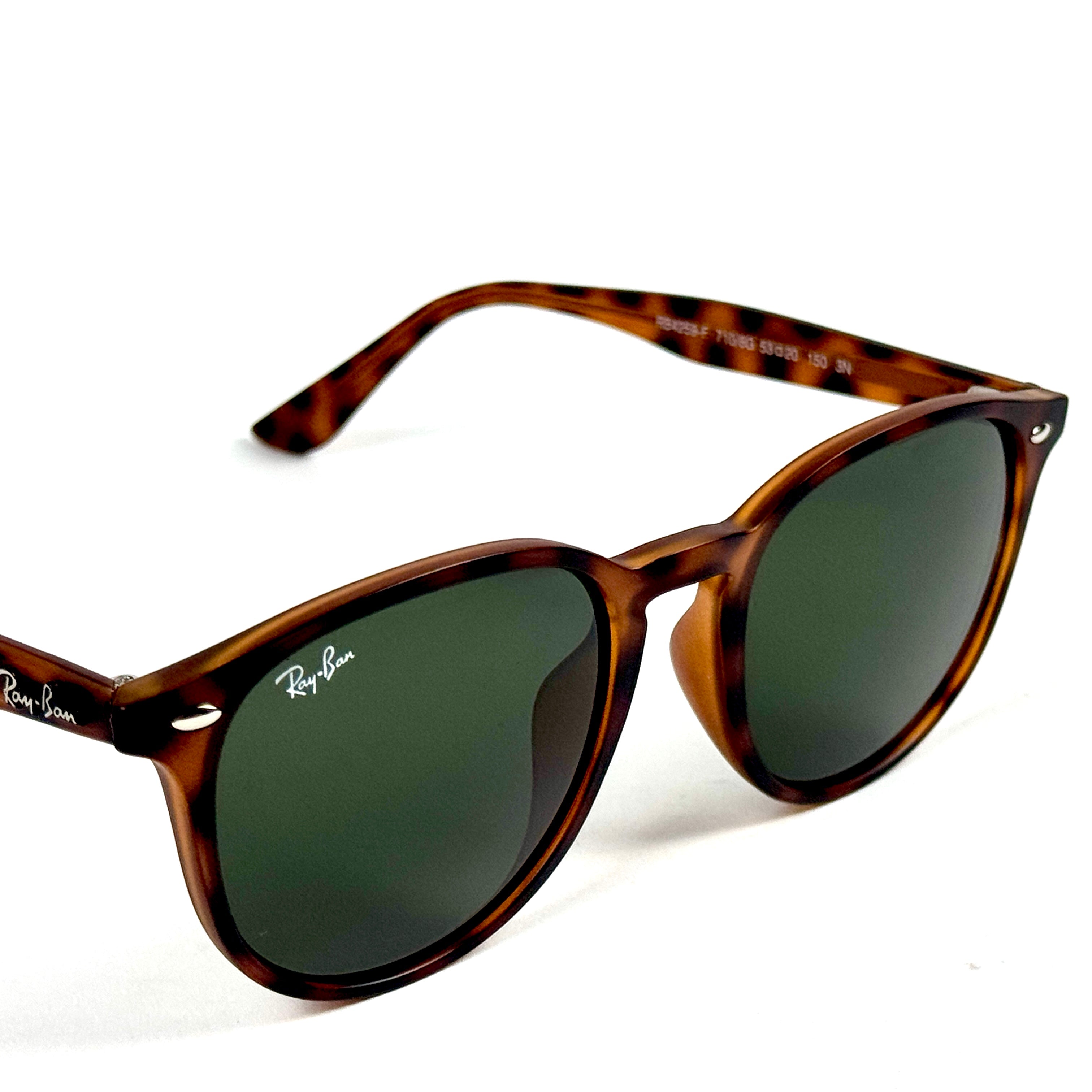 RayBan – 4259 – 53 – Tortoise Green –  Acetate- Sunglasses – Unisex - Premium