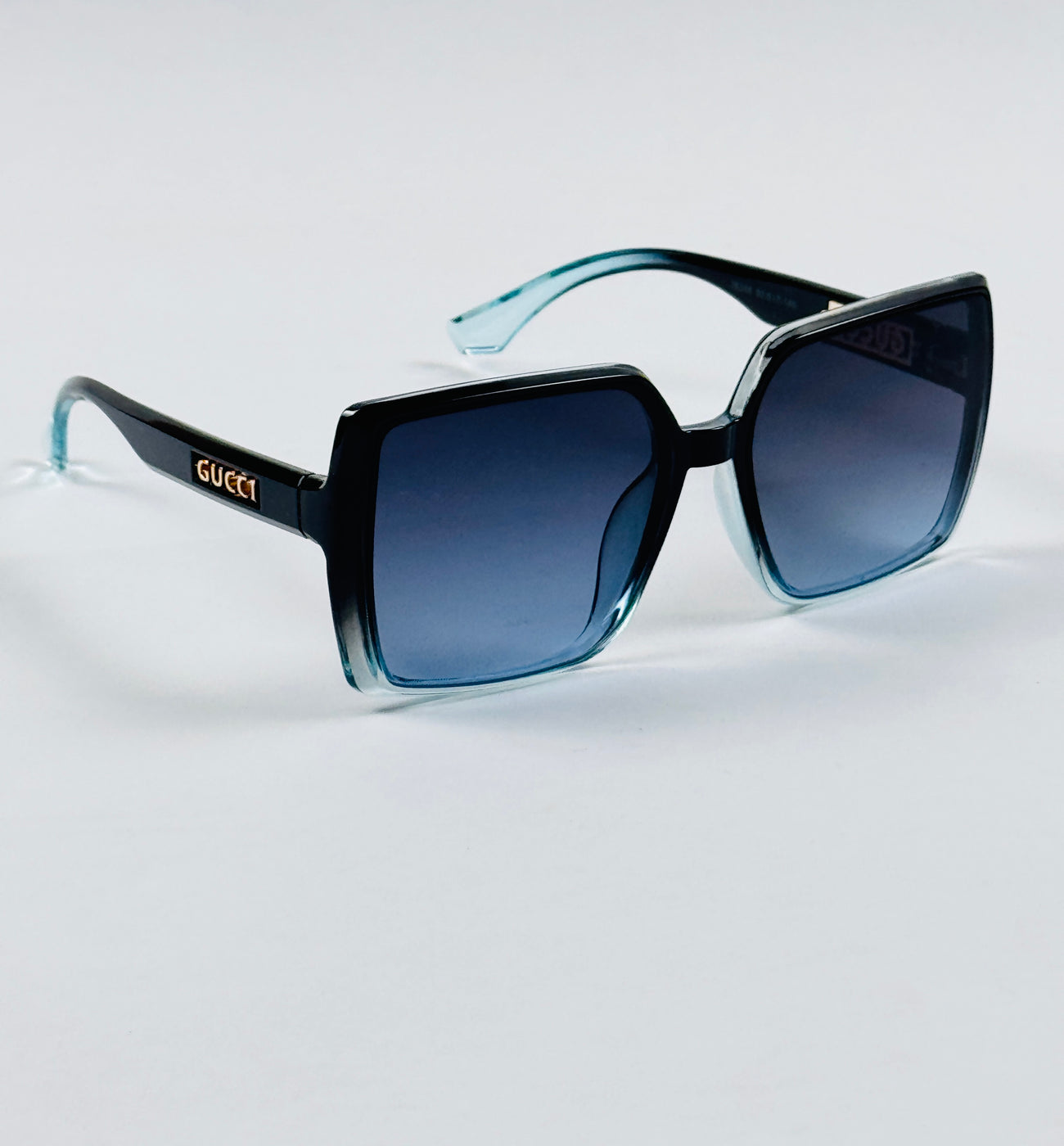 Guci - 36266 – 60 – Black Blue – Acetate – Sunglasses – Ladies