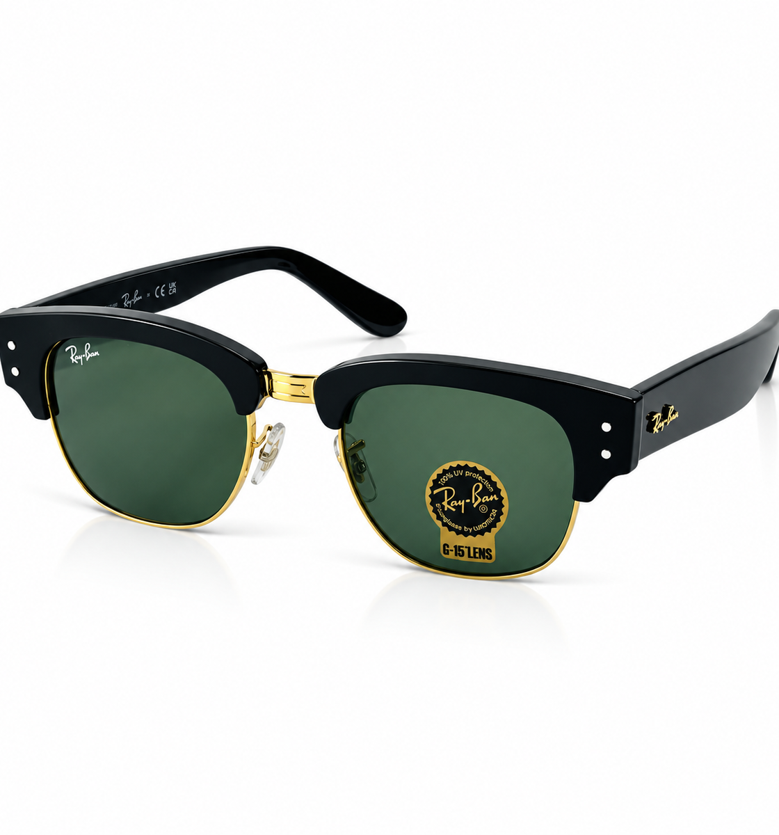 RayBan - MEGA CLUB MASTER - 0316 - 53 - Golden Black - SUNGLASSES - PREMIUM