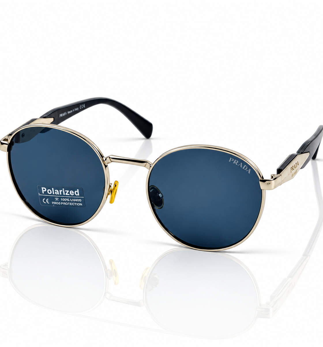Prada – 56ZS – 54 – Silver Black – Metal – Sunglasses – Unisex